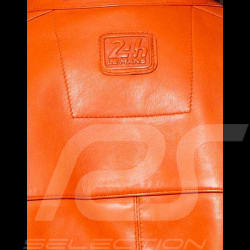 Leather Jacket 24h Le Mans Orange Travis 27477-2090 - men