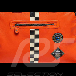 24h Le Mans Leather Bag Orange Mick 27471-2090