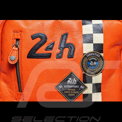 24h Le Mans Rucksack Orange Leder Jack 27468-2090