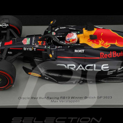 Max Verstappen Red Bull RB19 n° 1 Vainqueur GP Grande Bretagne 2023 F1 1/18 Spark 18S902