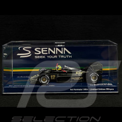 Ayrton Senna Lotus Renault 97T n° 12 Première victoire Vainqueur GP Portugal 1985 F1 1/43 Minichamps 540853312