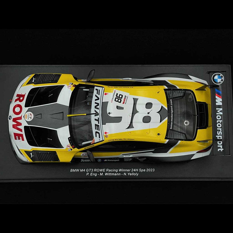 BMW M4 GT3 n° 98 Winner 24h Spa 2023 1/18 Spark 18SPA2023