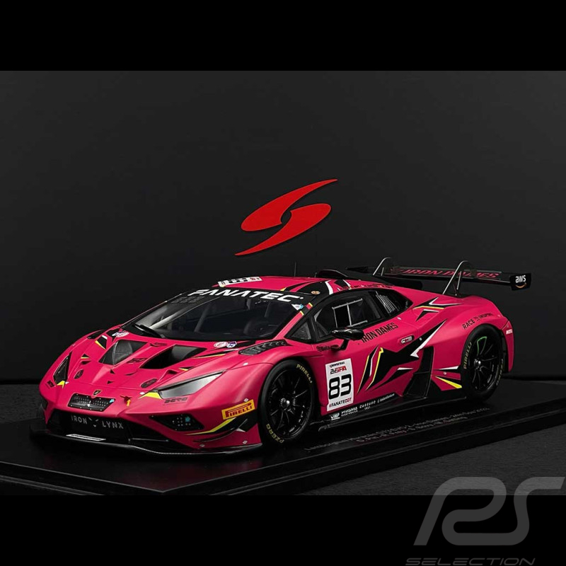Lamborghini Huracan GT3 EVO 2 n° 83 Iron Dames 24h Le Mans 2023 1/18 Spark 18SB074