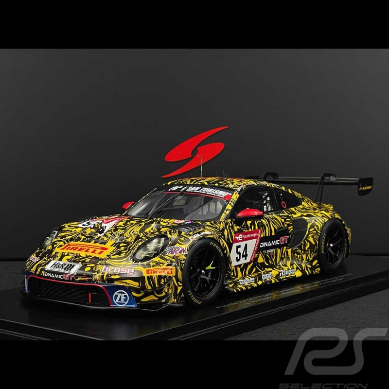 Porsche 911 GT3 R Type 992 n° 54 24h Nürburgring 2023 1/18 Spark 18SG063