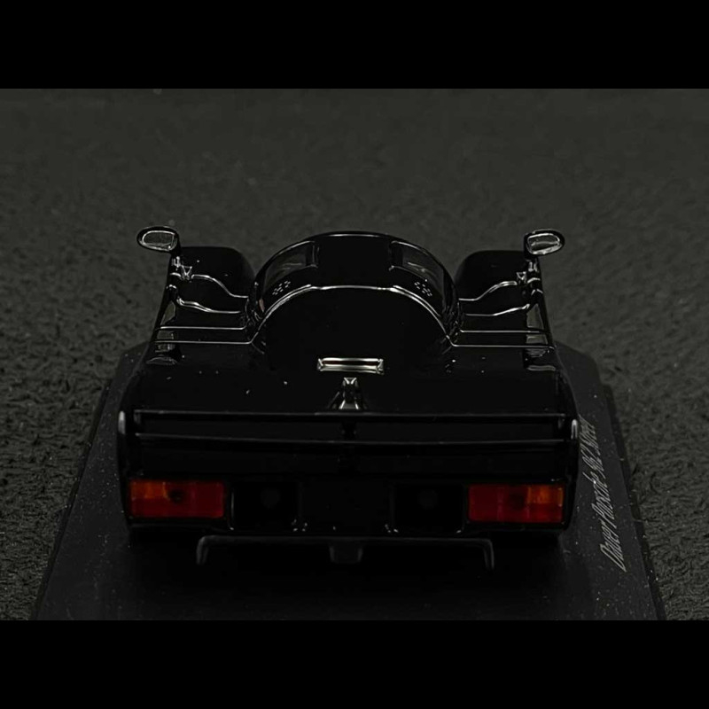MITSUBISHI PAJERO LWB 1994 Noir MINICHAMPS 1:43 contreboite abimée
