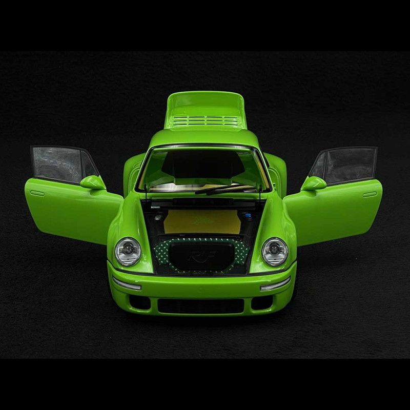 Voiture Miniature Porsche RUF SCR 2018 échelle 1/18 - Vert Bouleau - Almost Real - Moulée Sous Pression