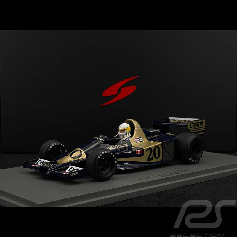 Jody Scheckter Wolf WR1 n° 20 Vainqueur GP Monaco 1977 F1 1/18 Spark 18S372