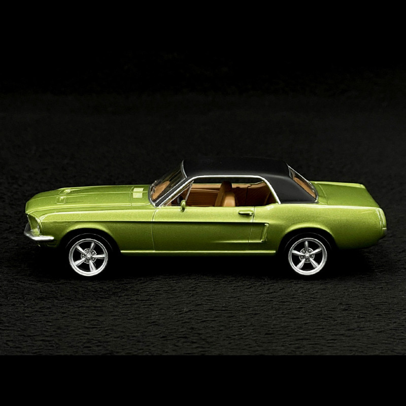 Miniature Ford Mustang Coupé 1968 Vert Métallisé 1:43 Norev - Boîte D'origine