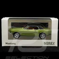 Ford Mustang Coupé 1968 Green 1/43 Norev Jet-Car 270585