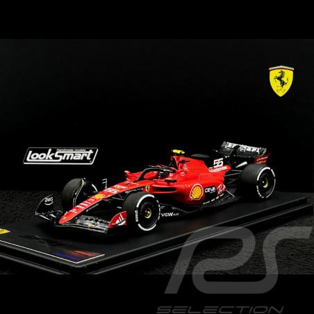 Carlos Sainz Jr Ferrari SF23 n° 55 Winner GP Singapore 2023 F1 1/43 LookSmart LSF1054