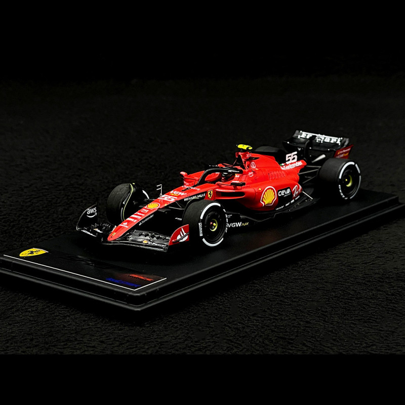 LookSmart 1:43 Carlos Sainz Jr. Ferrari SF-24 #55 3ème Monaco GP Formule 1 2024 Lsf1064
