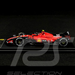 Carlos Sainz Jr Ferrari SF23 n° 55 Winner GP Singapore 2023 F1 1/43 LookSmart LSF1054