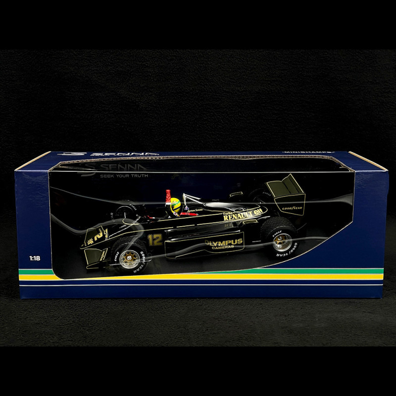 Lotus Renault 97T #12 Portugal 1985 A.Senna 1/18