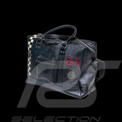 Big Leather Travel Bag 24h Le Mans 48H Black 27473-3046