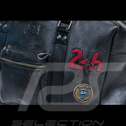 Big Leather Travel Bag 24h Le Mans 48H Black 27473-3046