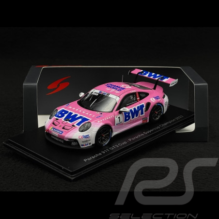 Porsche 911 GT3 Cup Type 992 n° 1 Vainqueur Porsche Carrera Cup Supercup 2023 1/43 Spark S5800