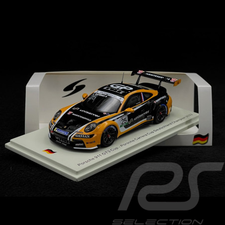 Porsche 911 GT3 Cup Type 992 n° 25 Vainqueur Porsche Carrera Cup Allemagne 2023 1/43 Spark SG717