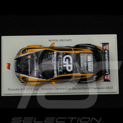 Porsche 911 GT3 Cup Type 992 n° 25 Vainqueur Porsche Carrera Cup Allemagne 2023 1/43 Spark SG717