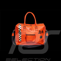 Big Leather Travel Bag 24h Le Mans 48H Orange 27473-2090