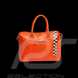 Big Leather Travel Bag 24h Le Mans 48H Orange 27473-2090