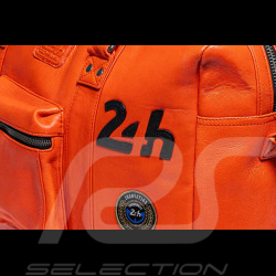 Big Leather Travel Bag 24h Le Mans 48H Orange 27473-2090