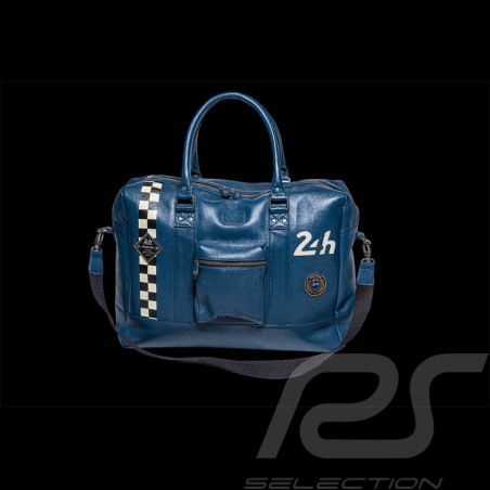 Big Leather Travel Bag 24h Le Mans 48H Royal Blue 27473-0012