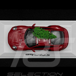 Porsche 911 Turbo S Type 992 2023 with Christmas Tree Carmine Red 1/43 Minichamps WAP0201630SXMS