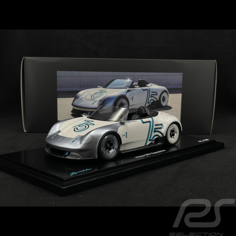 Porsche Vision 357 Speedster 2023 Concept Car 75 Ans Blanc / Argent 1/18 Spark WAP0210030S0SP