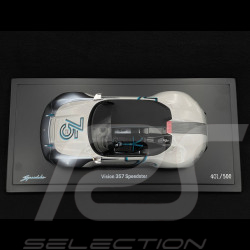 Porsche Vision 357 Speedster 2023 Concept Car 75 Ans Blanc / Argent 1/18 Spark WAP0210030S0SP