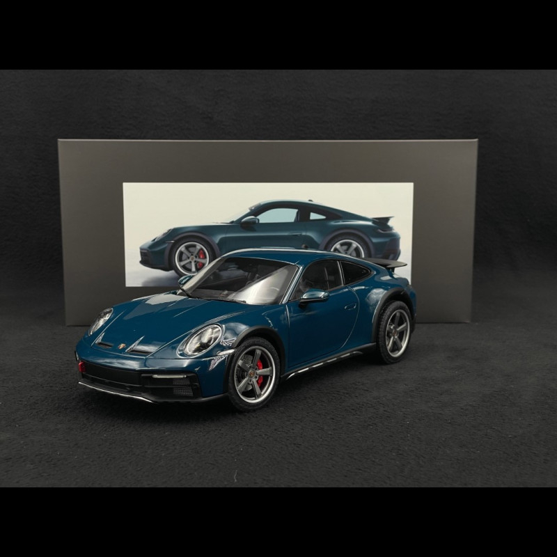 Porsche 911 Dakar (992) 2024 - Norev 1/18 - Fjordgreen, Portes Ouvrantes, Sous Blister (Neuf)