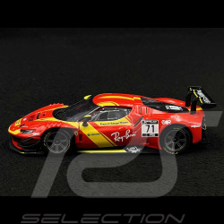 Ferrari 296 GT3 n°71 2023 Red / Yellow 1/43 Bburago 36320