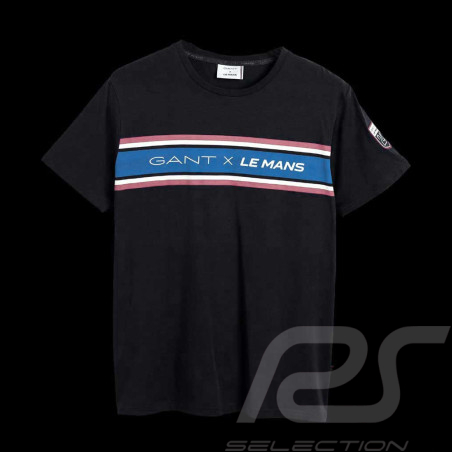 Gant T-shirt 24h Le Mans Marineblau - herren