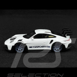 Porsche 911 GT3 RS Type 992 2022 Blanc / Bandes Bleues 1/43 Norev Jet-Car 750048