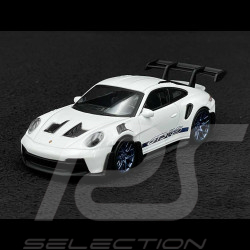 Porsche 911 GT3 RS Type 992 2022 Blanc / Bandes Bleues 1/43 Norev Jet-Car 750048