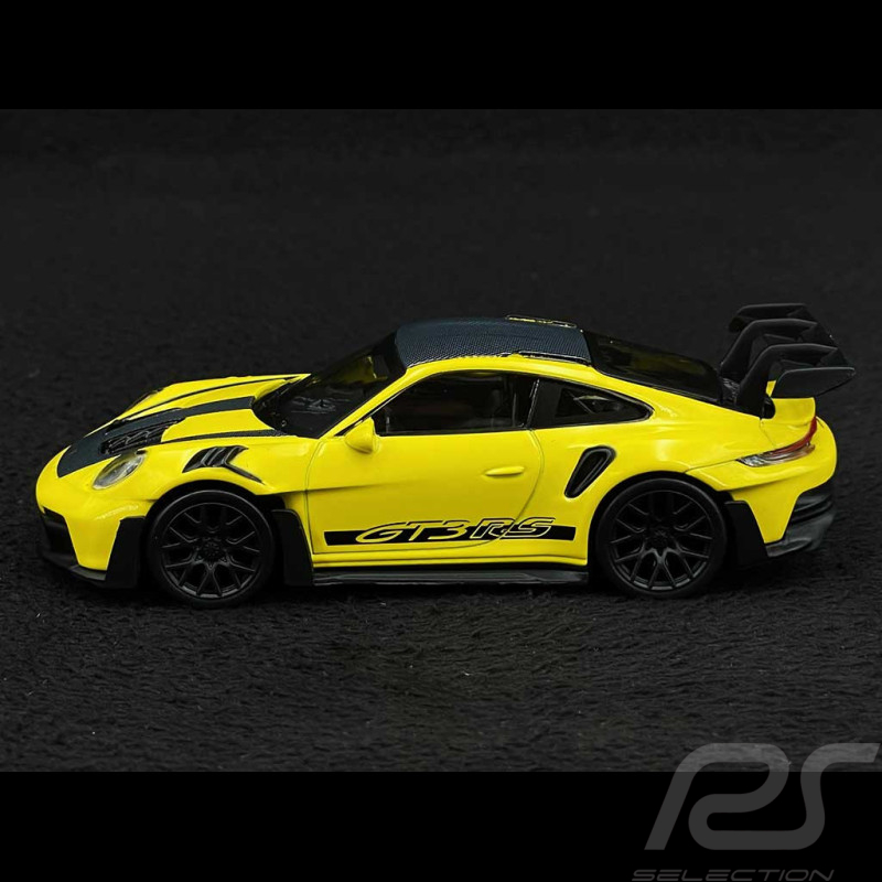 Porsche 911 GT3 RS Type 992 2022 Jaune Racing / Bandes Noires 1/43 Norev Jet-Car 750063