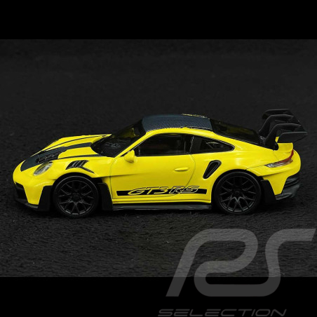 Porsche 911 GT3 RS Type 992 2022 Jaune Racing / Bandes Noires 1/43 Norev Jet-Car 750063