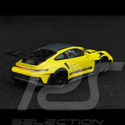 Porsche 911 GT3 RS Type 992 2022 Jaune Racing / Bandes Noires 1/43 Norev Jet-Car 750063