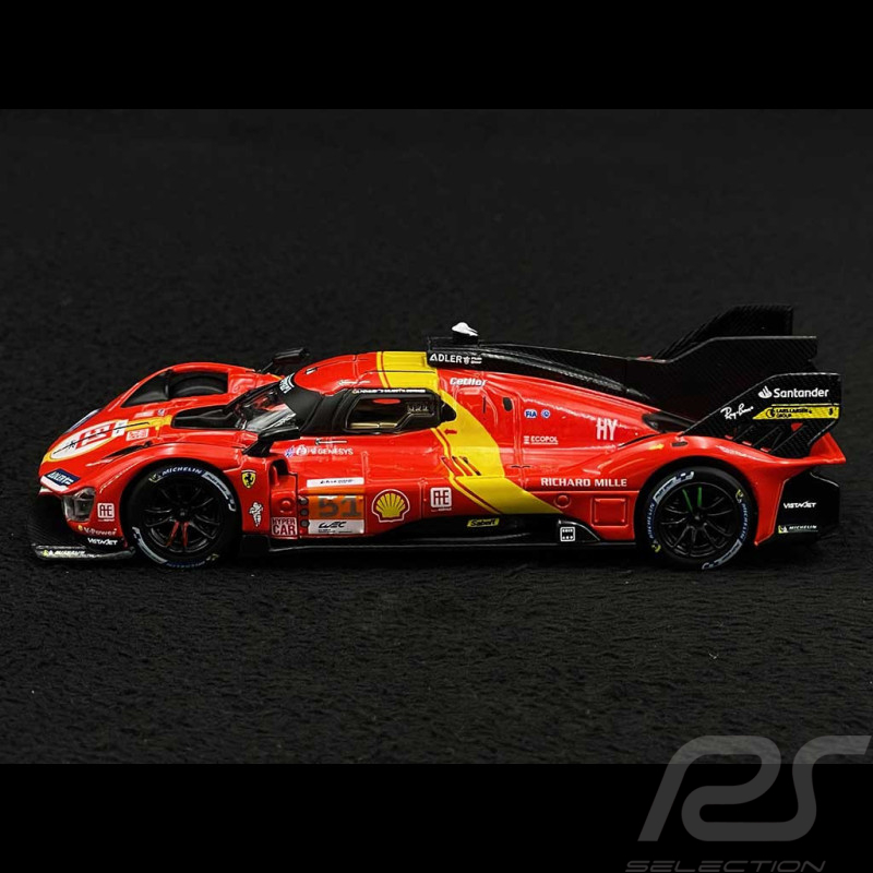 Ferrari 499P n° 51 Vainqueur 24h Le Mans 2023 1/43 Bburago 36322