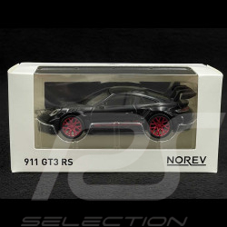 Porsche 911 GT3 RS Type 992 2022 Black / Red Stripes 1/43 Norev Jet-Car 750062