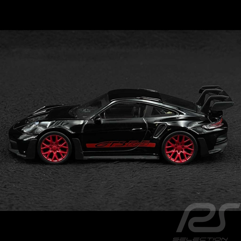 Porsche 911 GT3 RS Type 992 2022 Noir / Bandes Rouges 1/43 Norev Jet-Car 750062