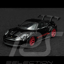 Porsche 911 GT3 RS Type 992 2022 Black / Red Stripes 1/43 Norev Jet-Car 750062