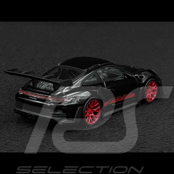 Porsche 911 GT3 RS Type 992 2022 Black / Red Stripes 1/43 Norev Jet-Car 750062