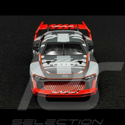 Audi S1 e-tron Quattro Hoonitron 2023 Grau / Rot 1/43 Bburago 38311