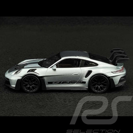 Porsche 911 GT3 RS Type 992 2022 Eisgrau / Schwarze Streifen 1/43 Norev Jet-Car 750049