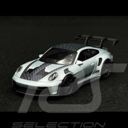 Porsche 911 GT3 RS Type 992 2022 Eisgrau / Schwarze Streifen 1/43 Norev Jet-Car 750049