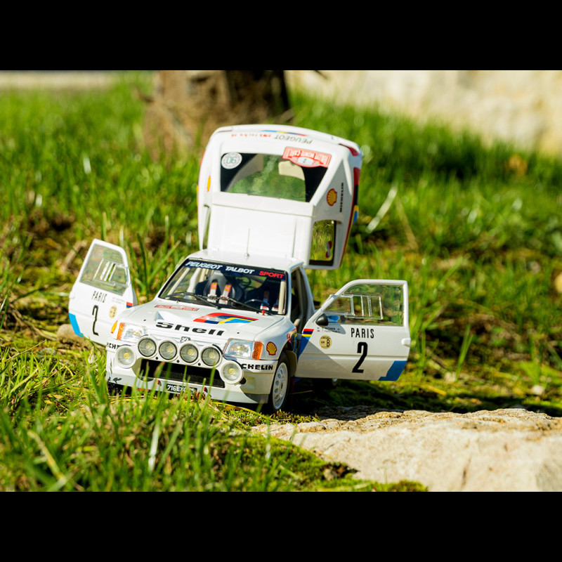 OTTO Peugeot 205 Turbo T16 # 2 Winner Rally Monte Carlo 1985 A. Vatanen T. Harryman J5 Van Assistance Talbot Remorque OT328