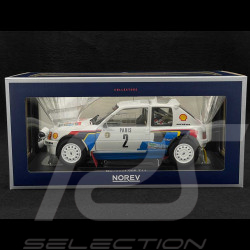 Ari Vatanen Peugeot 205 T16 n° 2 Vainqueur Rallye Monte Carlo 1985 1/18 Norev 184864