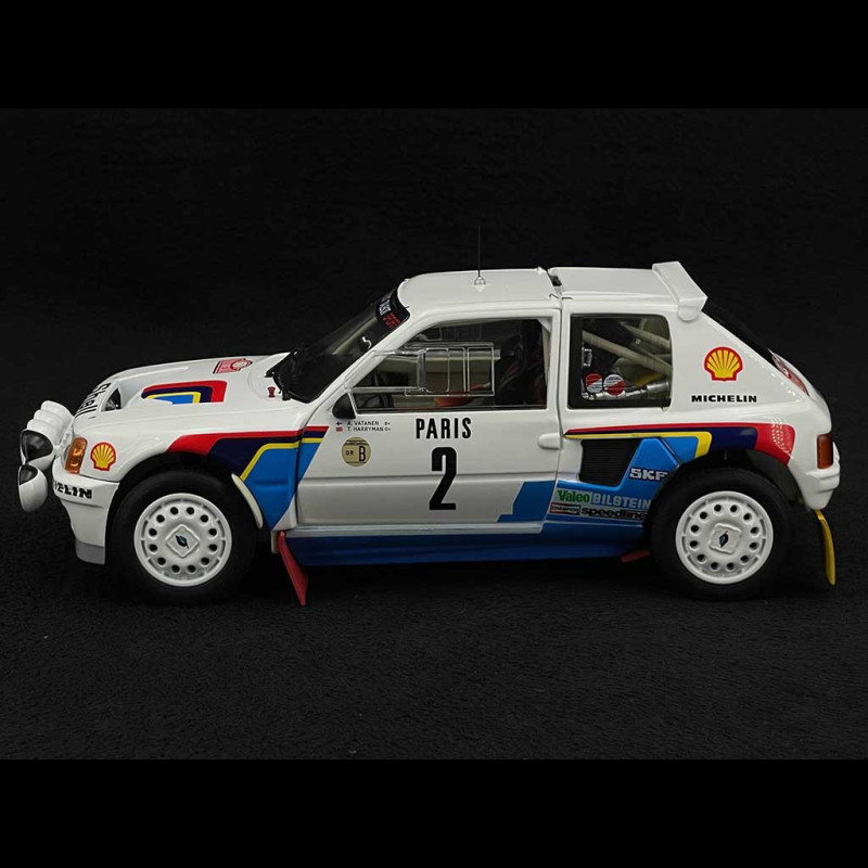 Pack Otto 1/18 - Peugeot 205 T16 Vatanen Monte-Carlo Et J5 Service - Neuf
