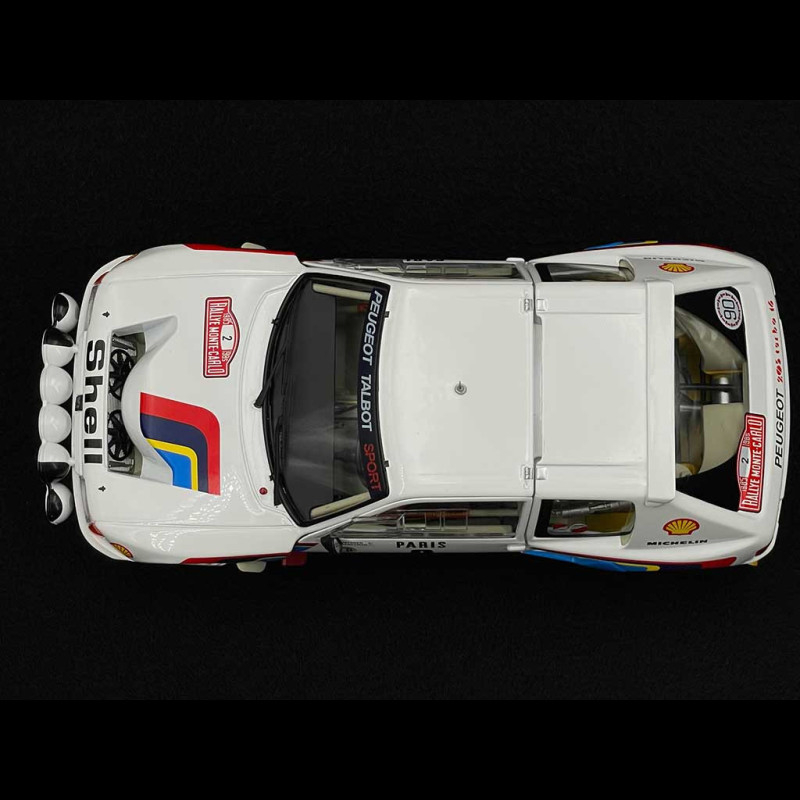 Pack Rallye Peugeot 205 T16 Vatanen Monte-Carlo + Véhicule D'assistance - Otto 1/18