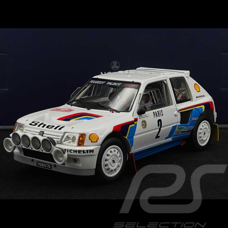 Ari Vatanen Peugeot 205 T16 n° 2 Vainqueur Rallye Monte Carlo 1985 1/18 Norev 184864